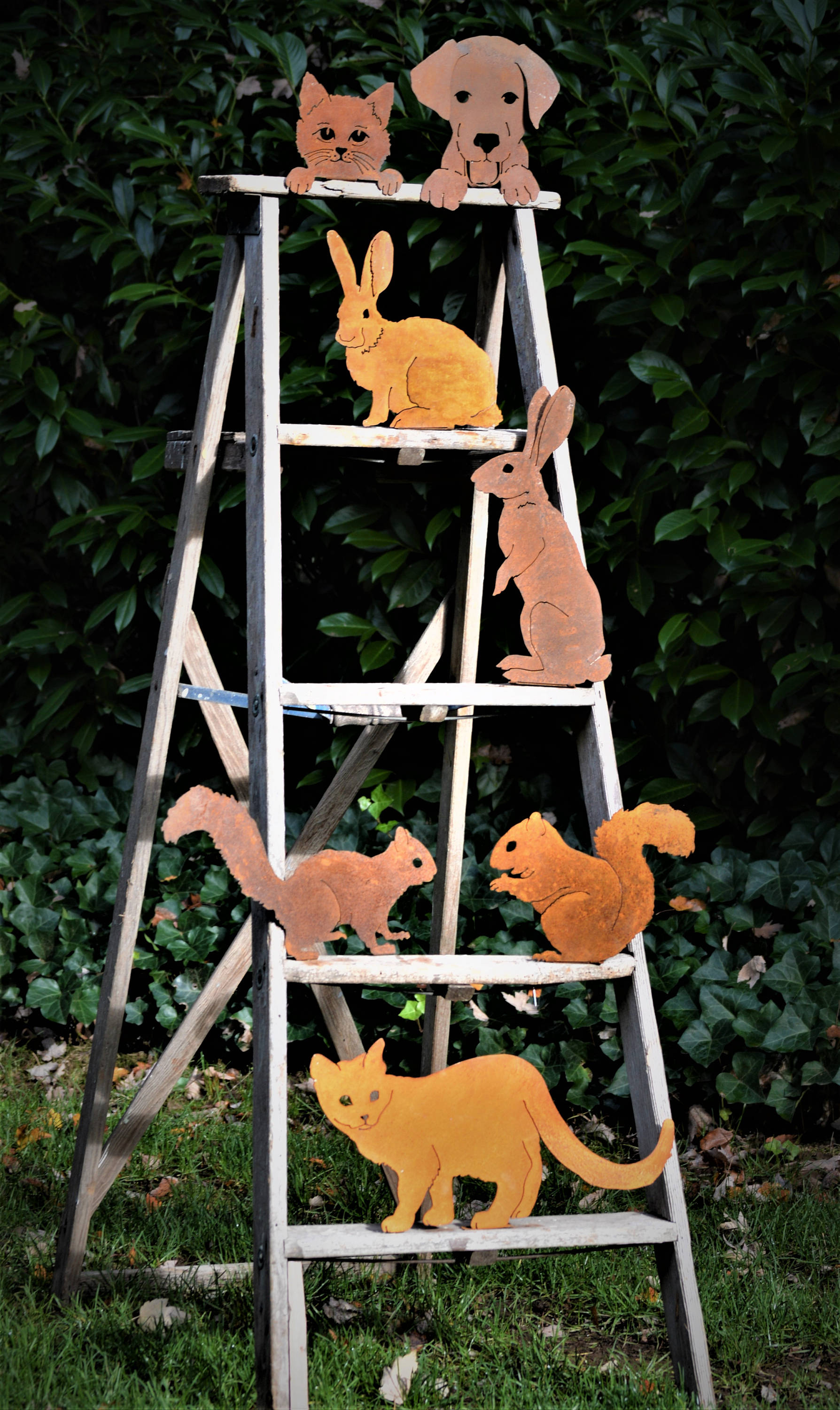 Dog Face | Metal Dog Art | Whimsical dog decor | Labrador Gifts