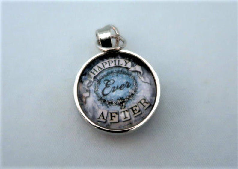 Happily Ever After Pendant Eye Candy for the Soul by Sally Jean Vintage Inspired Charm for Necklace or Keychain