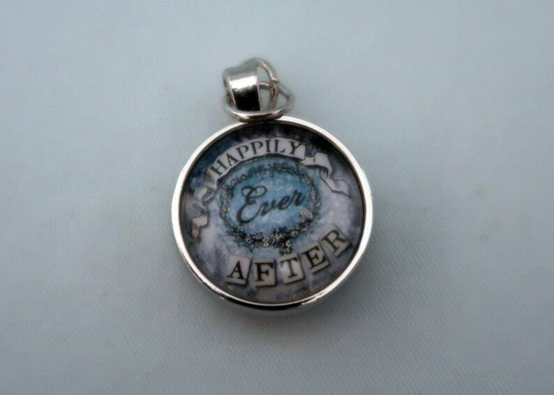 Happily Ever After Pendant Eye Candy for the Soul by Sally Jean Vintage Inspired Charm for Necklace or Keychain