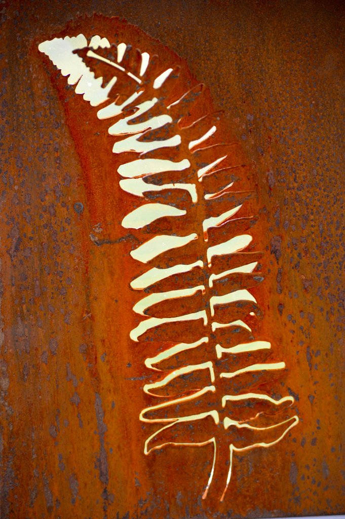 Fern Frond Wall Art Fern Leaf Art Rustic Wall Art Metal Etsy