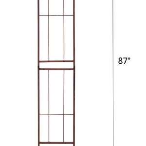 Singing Birds Garden Trellis Rusted Yard Art Garden Gifts TR322 image 3