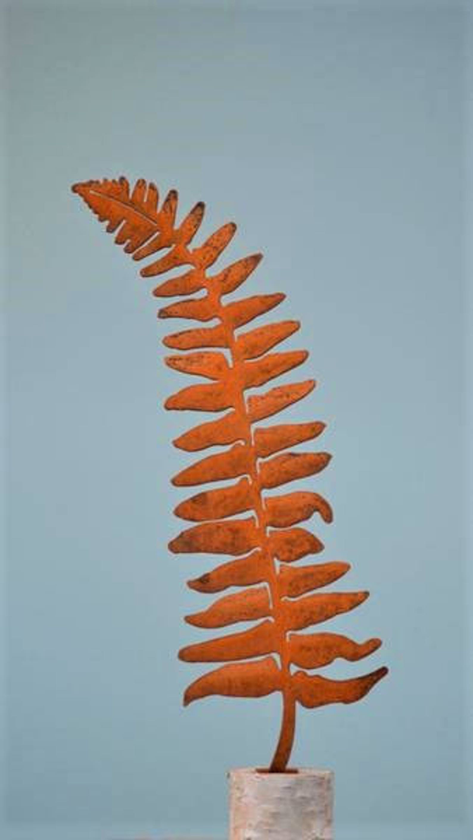 Fern Metal Art Indoor Garden Gift Potted Plant Decor Etsy