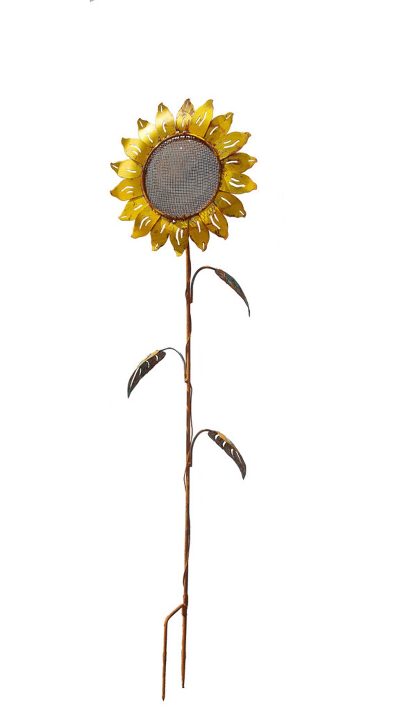 Sunflower Bird Feeder Stake