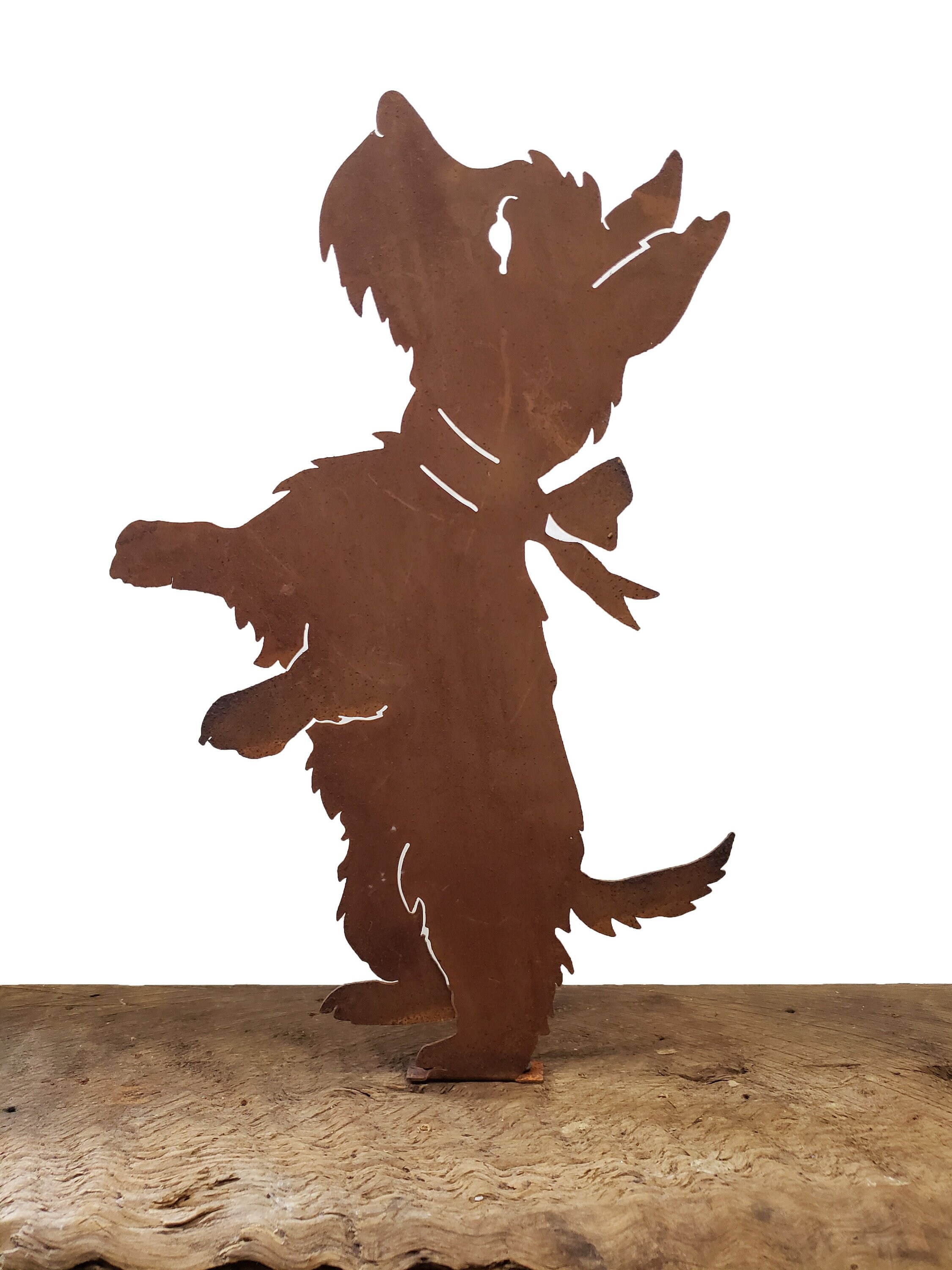 Scottish Terrier / West Highland Terrier Metal Garden Art | SKU #A224