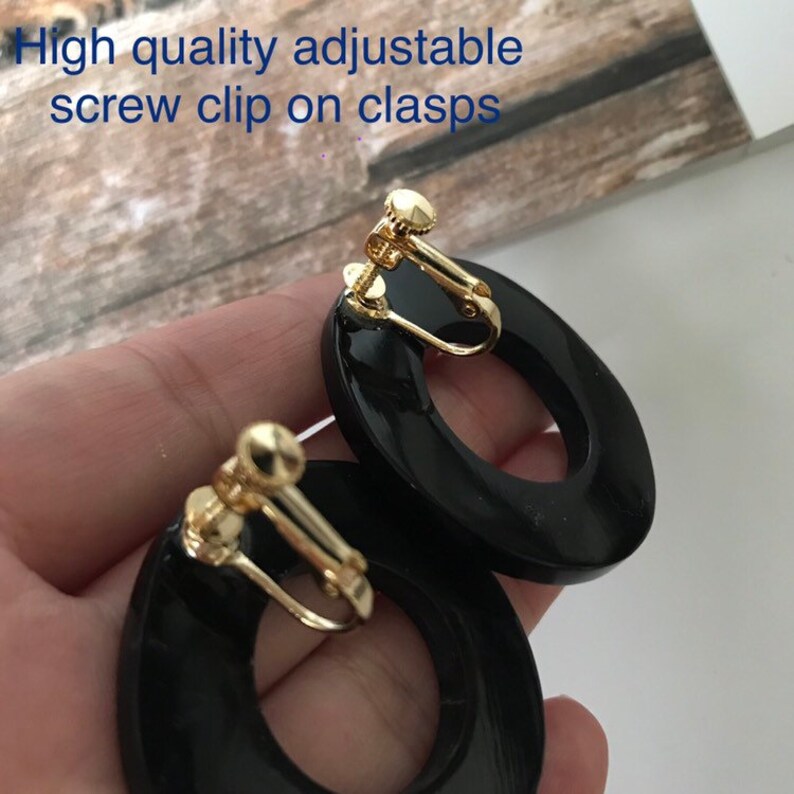 Hypoallergenic Drop Earrings Minimalist Dangle Earrings Natural Wooden Beaded Earrings for Women gift for her Anti Allergy Free Titanium