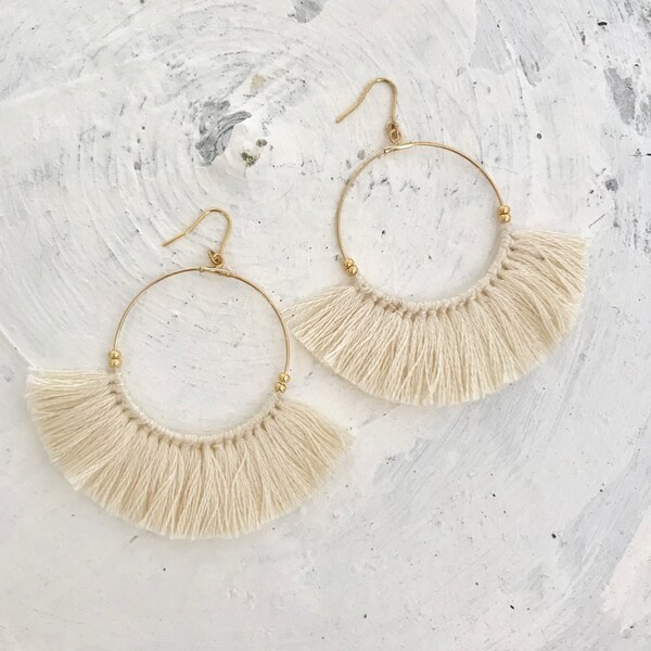 Tassel Earrings - Etsy