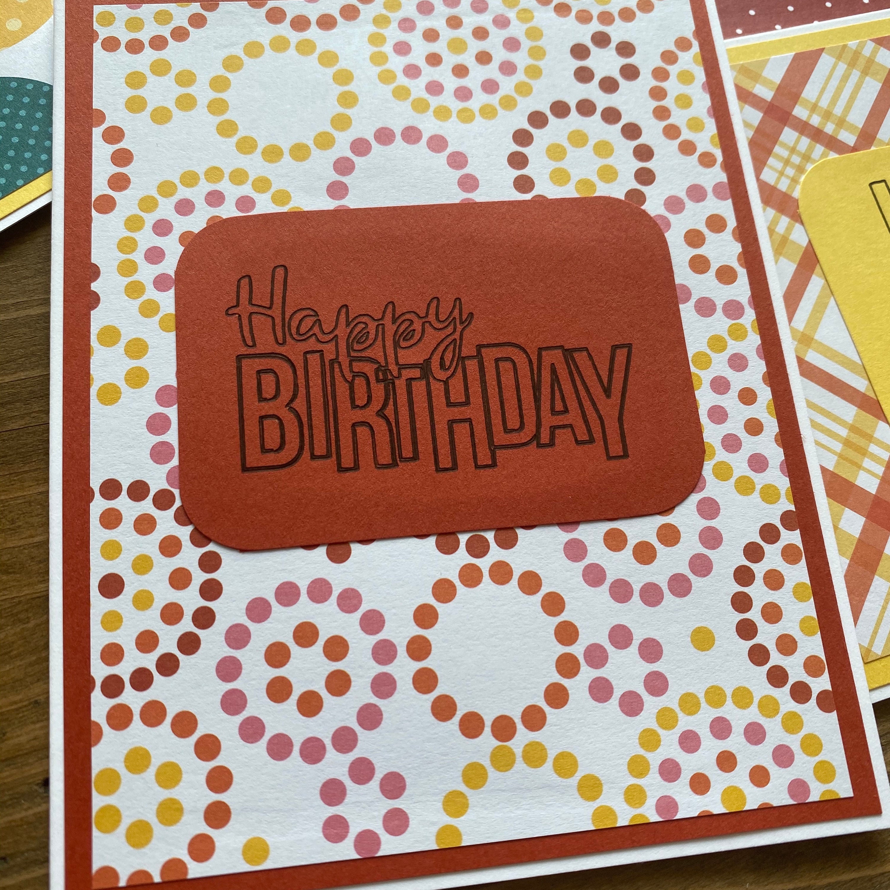 Set of 5 Happy Birthday Cards With Envelopes - Assorted Blank Birthday ...