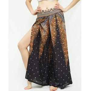 Wrap around pants,Boho pants,Beach pants,hippie pants,vacation pants,Open Leg Pants,bohemian wrap around pants,boho open pants