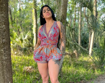 Bohemian Romper, Summer outfit, Festival clothing