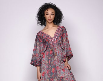 Kaftan Bohemian Dress, Vacation wear