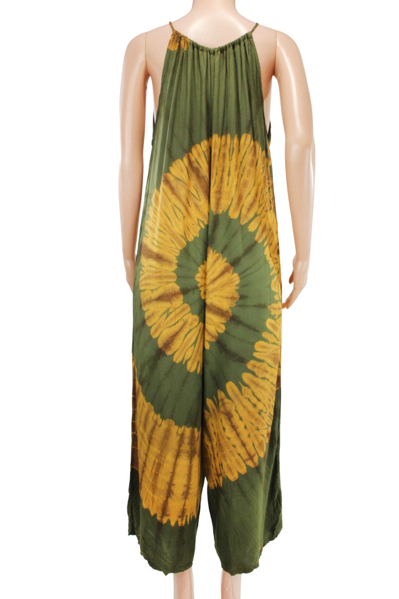 Tie dye Bohemian Romper Jumpsuit women Boho Hippie romper Comfy pants Free Shipping