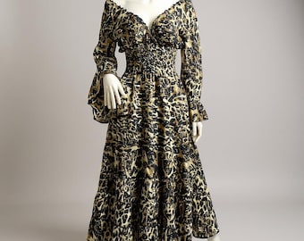 Long Sleeve Boho Maxi Dress