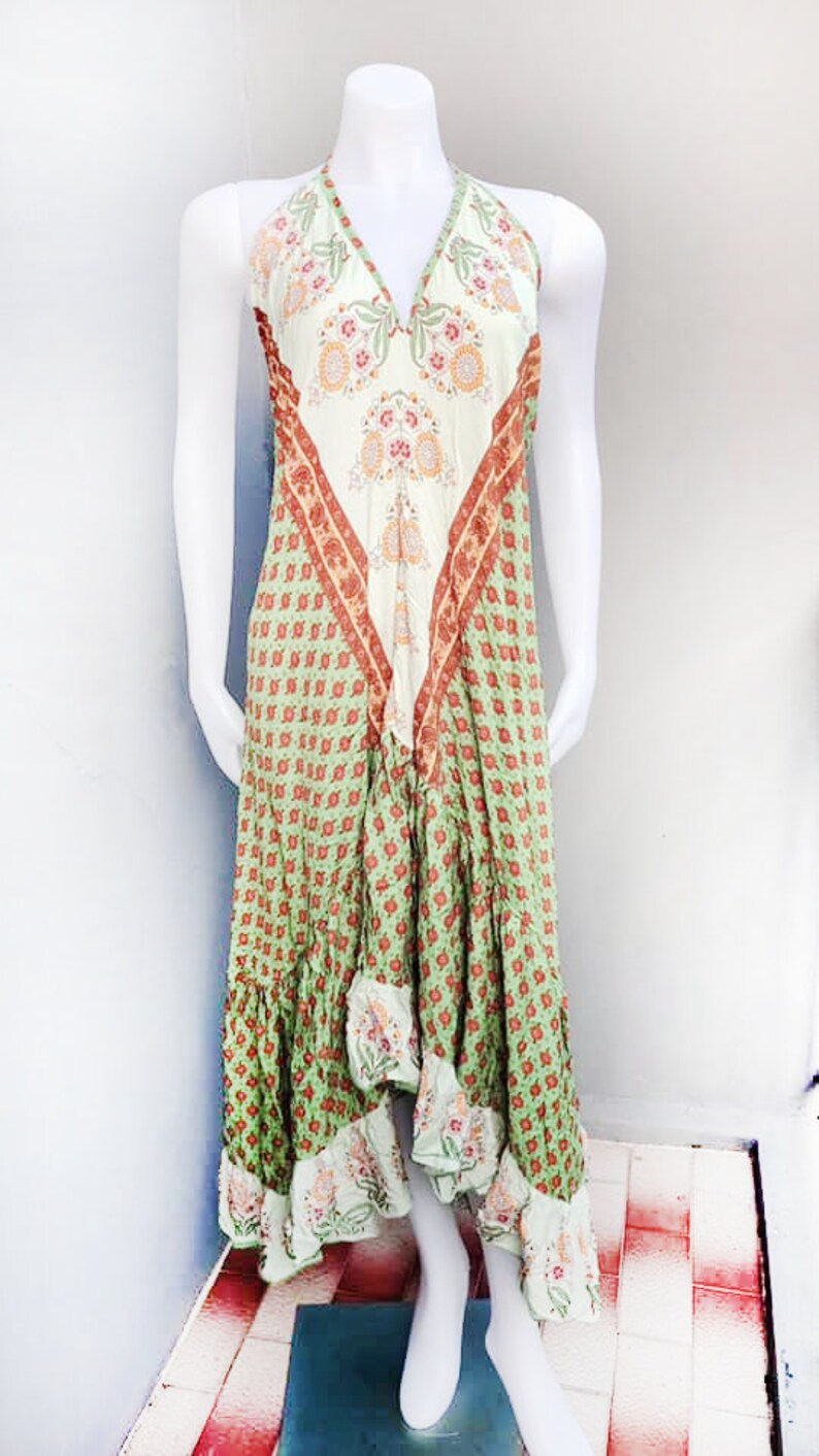 Bohemian Ruffle maxi long dress.