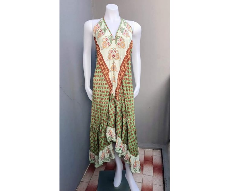 Bohemian Ruffle maxi long dress.