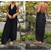 Hippie Clothes Harem Pants Boho Dress Jumpsuit women Baggy jumpsuit Bohemian pants Black Boho Jumpsuit Gift for her Hippie pants