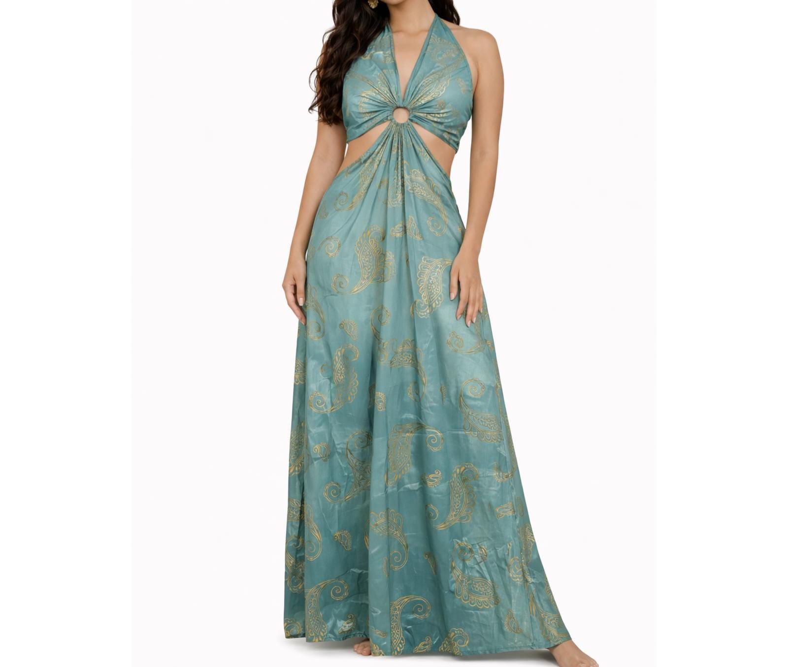 Cut Out Dress, Bohemian Style Clothing, Boho Dress With Pockets