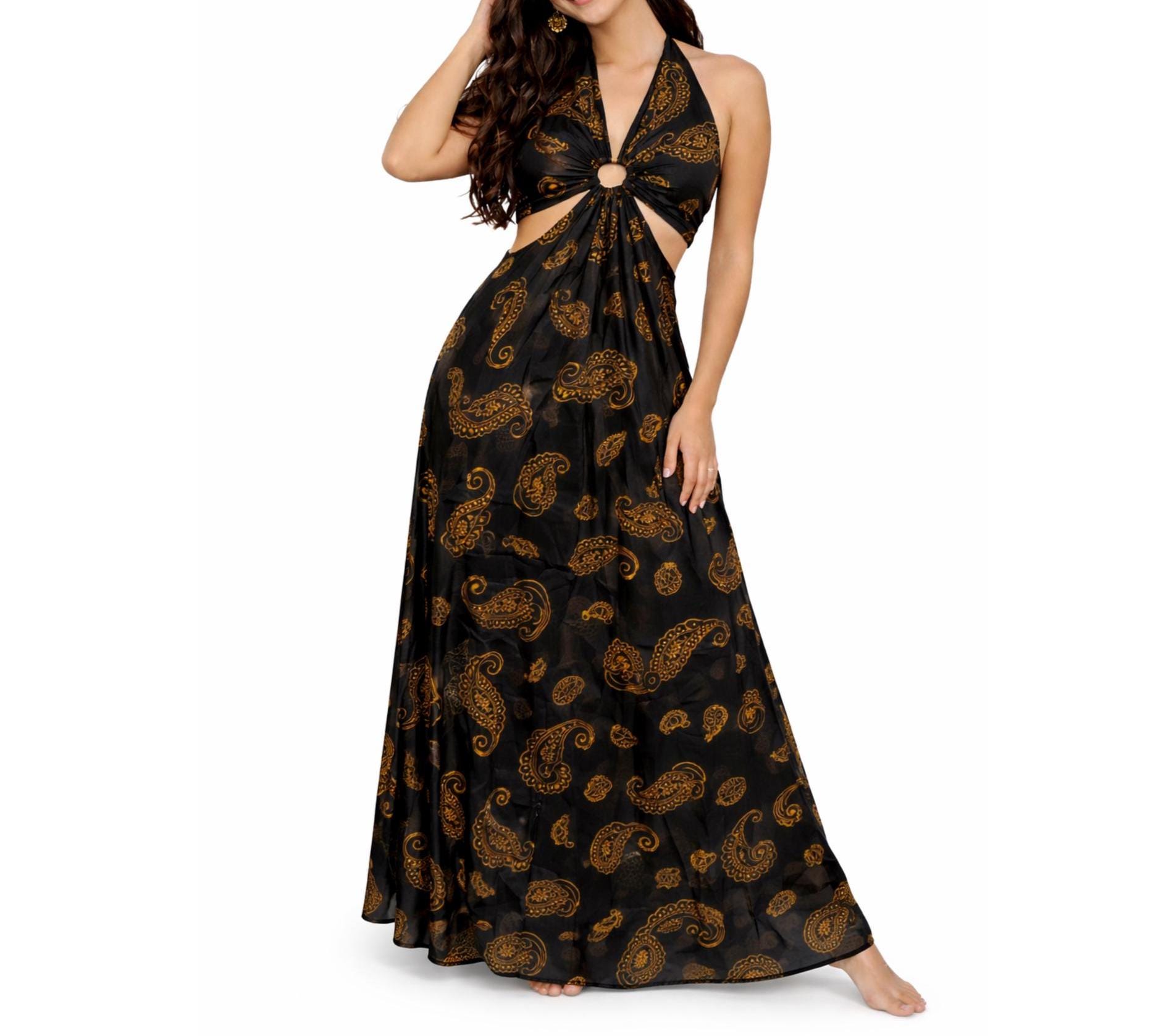 green emerald velvet dress Lolly Maxi Sundress  Savannah Hoffman Designs