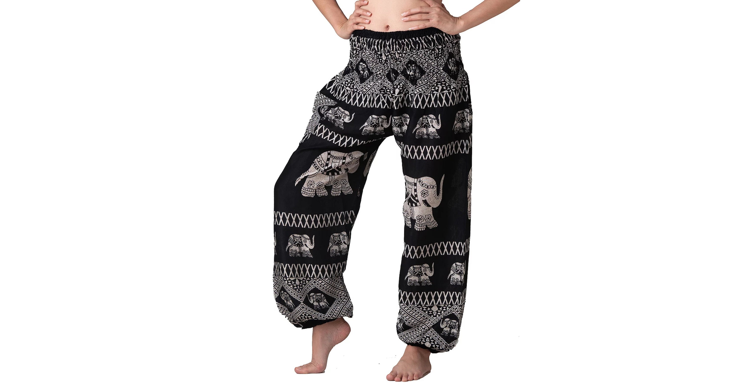 Elephant Boho hippie chic yoga & meditation harem pants – Bohofeather