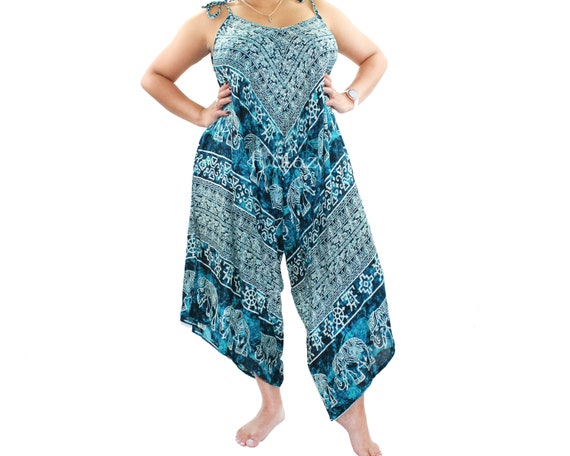 Bohemian loose hot sale fit jumpsuit