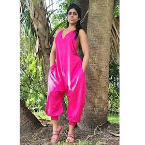 Jumpsuit Women size S/M, Bohemian clothing,Jumpsuit,Festival romper,boho clothing,Hippie romper, Comfy pants, Free Shipping