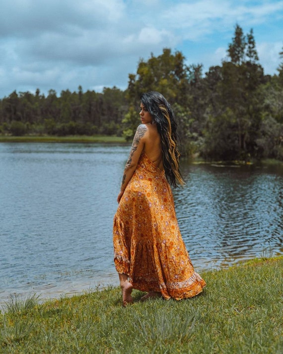 Hippie hotsell maxi dress