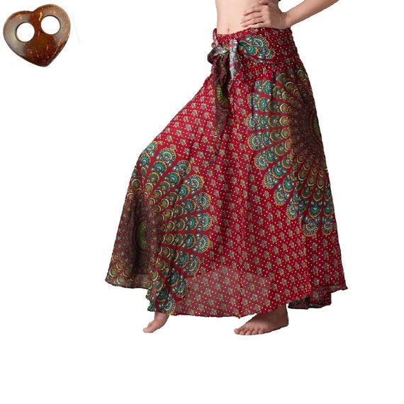 bohemian style maxi skirts
