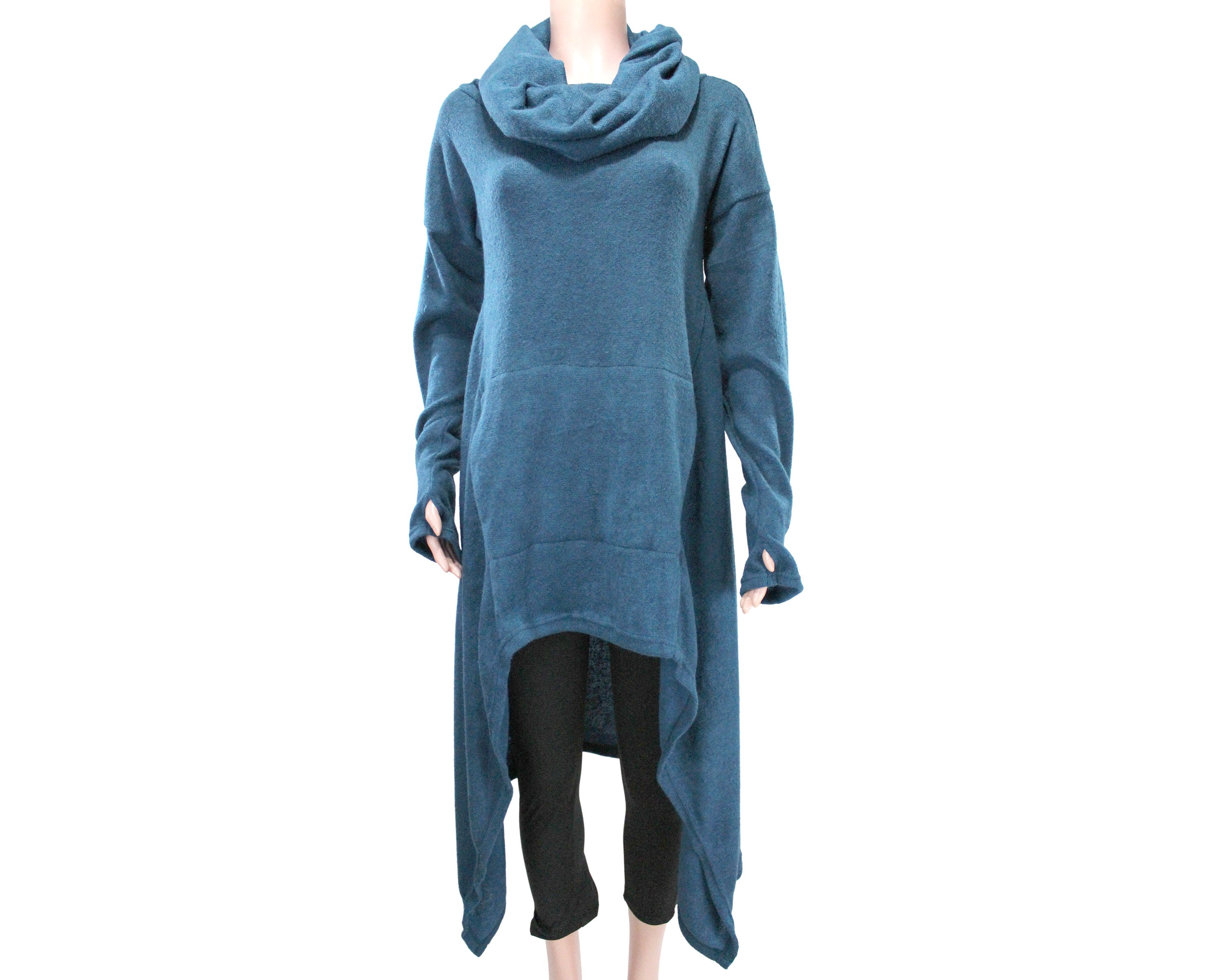 Boho Pullover Hoodie Cloak with pockets,Shawl Jacket with Hand Warmers,Hippie Cardigan ,Fall Jacket,Winter Hoodie Jacket