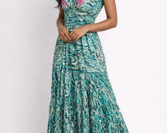 Maxi Boho Dress, Gypsy Style dress, Party dress