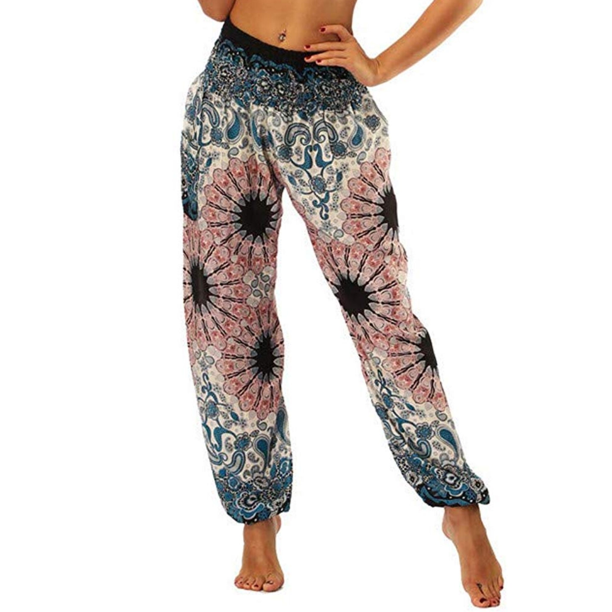 Boho Pantsbohemian Pants gypsy Pantslong Pants Caught Yoga - Etsy