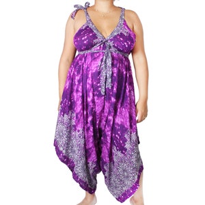 Harem Jumpsuit, Wide Leg Jumpsuit, Yoga Romper, Summer Overall, Boho Jumpsuit, Hippie Outfit, Beach Cover up, Bohemian Pants, Lounging Pants