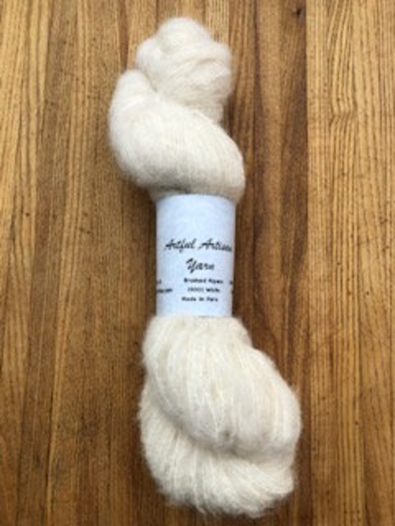 Brushed Alpaca Yarn White Alpaca Yarn Etsy