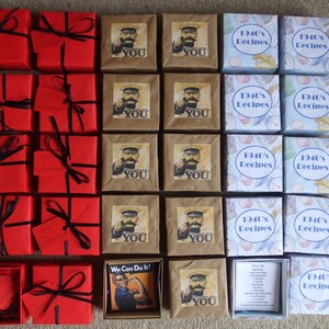 1940's Make Do & Mend Box Wedding favours, Handmade gifts image 5
