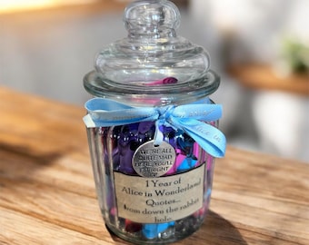 Alice in Wonderland Quotes Jar: Literary Gift year of quotes.