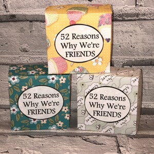 52 Reasons Why We're Friends Birthday Wedding - Etsy