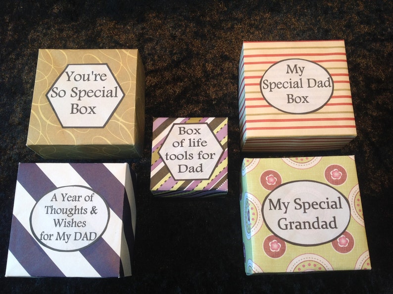 My Special Dad Box Sentimental Gift, Fathers Day, Birthday Etsy UK