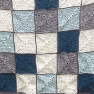 Crochet Pattern Basic Granny Square Patchwork Crochet Blanket image 5