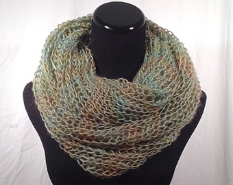 Meadow Brioche Infinity Knit Scarf