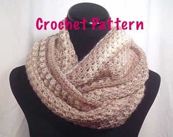 Häkelanleitung - Gestreifter Häkelschal