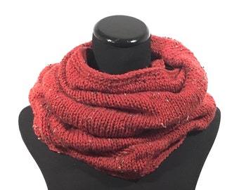 Auburn Tweed Infinity Knit Scarf