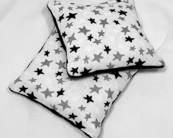 Star Glow in the Dark Mini Rice Hand Warmers, Reusable Rice Packs, Flannel Hand Warmers