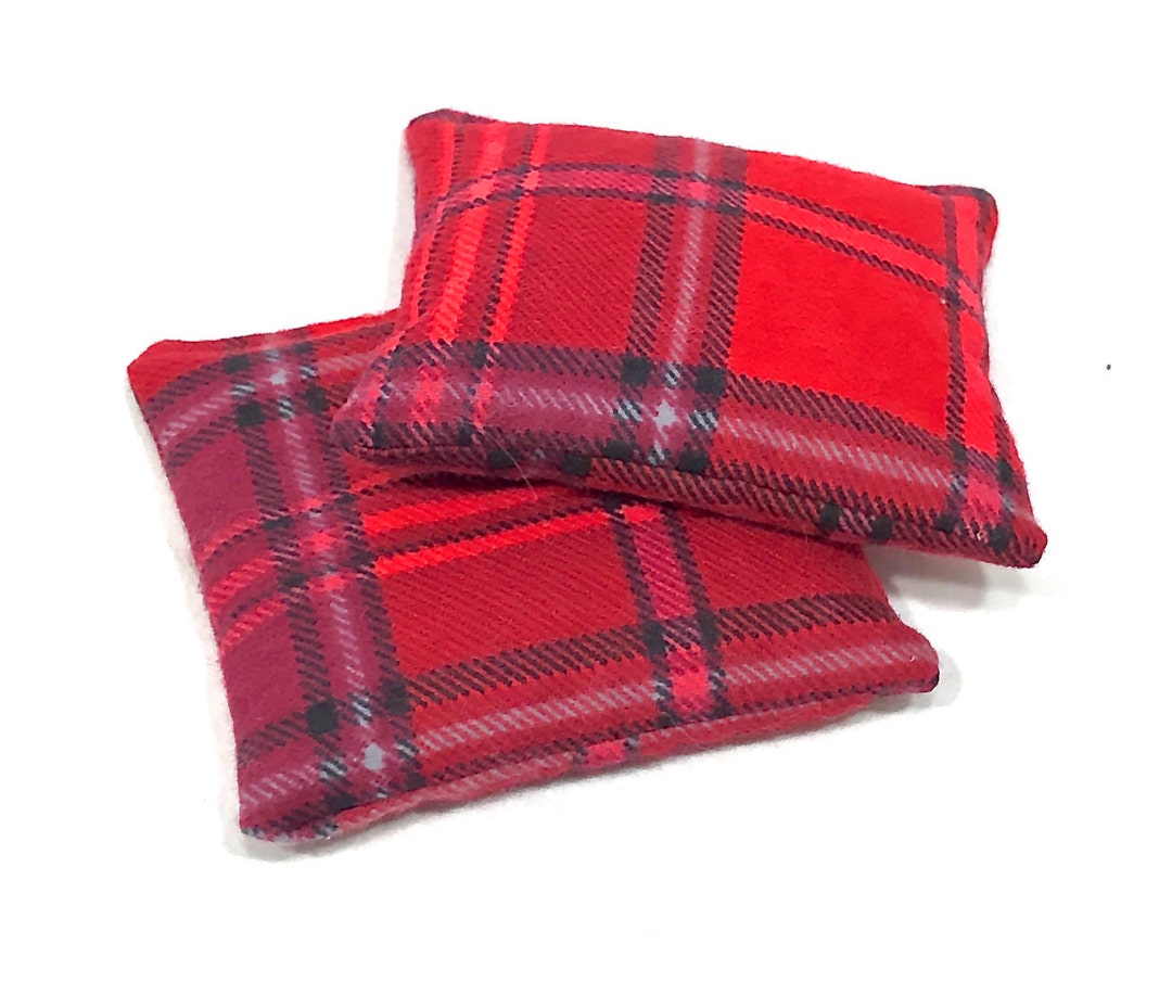 Red Plaid Mini Rice Hand Warmers, Flannel Reusable Rice Bags Etsy