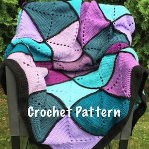 Crochet Pattern - Basic Granny Square Patchwork Crochet Blanket