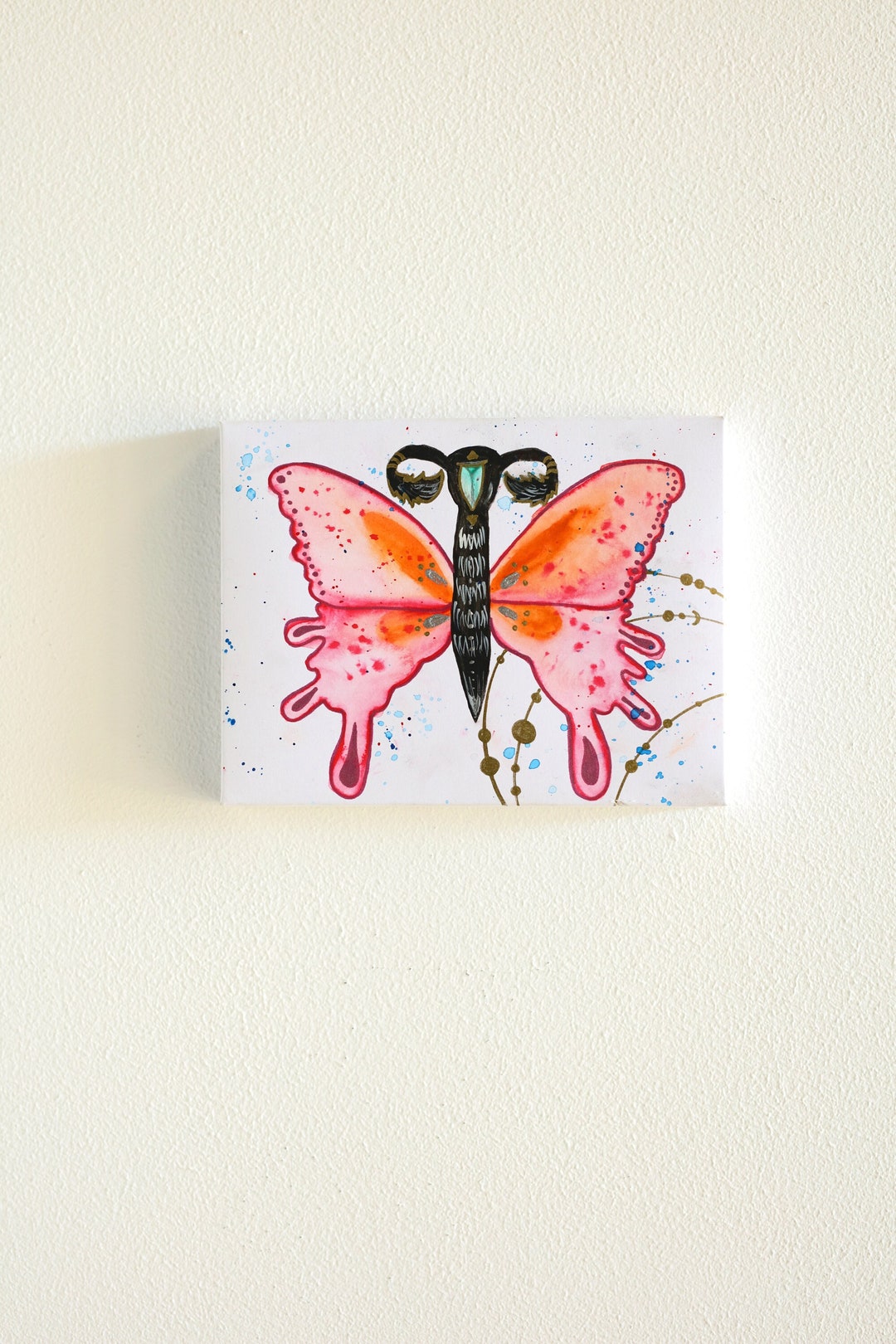 Metamorphosis Uterus Butterfly Etsy UK