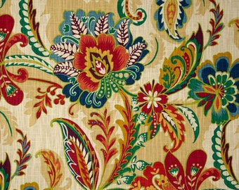 Ayers Jewel Café Curtains.(Set of 2 Panels).Colors: Red, Yellow, Blue,Green and Cream.Size (25"W x 25"L) Pair-UNLINED.