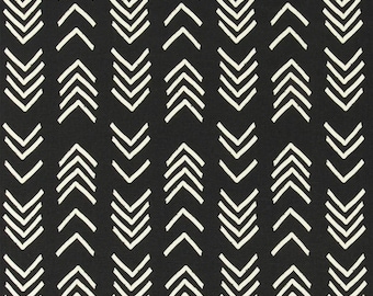 MudCloth  Black Cafe Curtains (Set of 2 Panels).Colors: Black and White. Choose Length (15&quot;L up to 64&quot;L)-UNLINED
