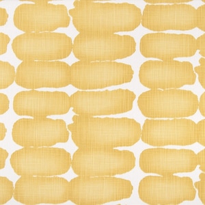 Yellow Shibori  Café Curtains.(Set of 2 Panels).Colors :Yellow and White.Choose Your Length (15&quot;L upto 64&quot;L)-UNLINED