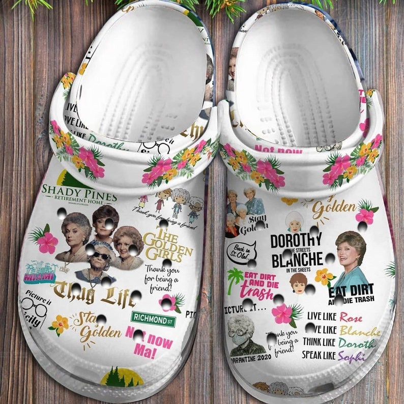 The Golden Girls Crocs Classic Clogs Shoes the Golden Girls | Etsy