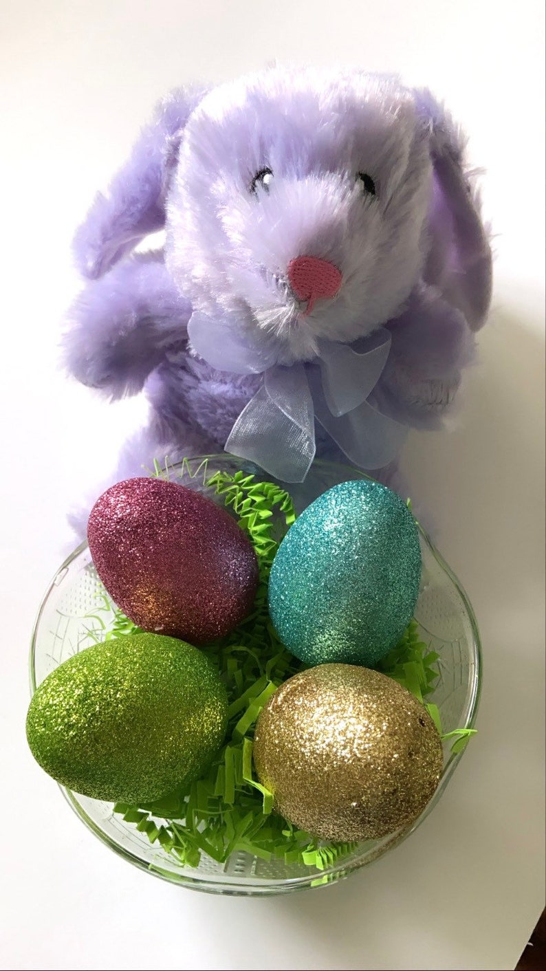 Small Easter Bunny Crystal BasketEaster Bunny Crystal Arrangement