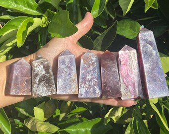Gem Lepidolite Mica Towers/Lepidolite Mica Points