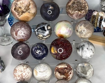 High Quality Druzy Amethyst Spheres